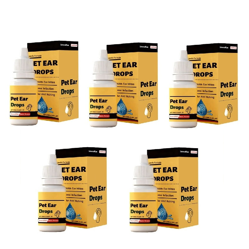 ⏳ LIMITED TIME 50% OFF! ⏰ Gentle Pet Ear Drops for Itch Relief & Cleaning – Natural Extracts, Effective Earwax Removal & Soothing Formula 🐶🐱👂✨