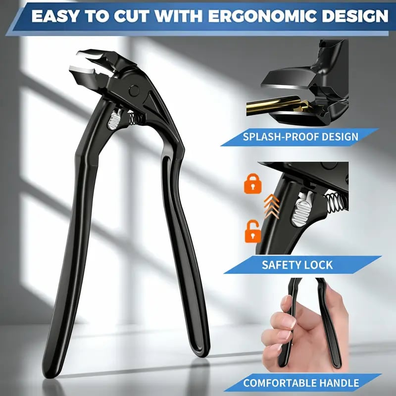 Black Curved Nail Clipper โ Ergonomic & Easy for Seniors ๐ค