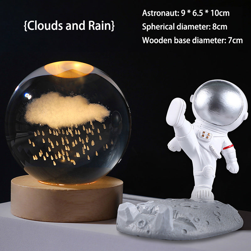 Easter 3D Galaxy Crystal Ball Nightlight Decorlamp(50% OFF)
