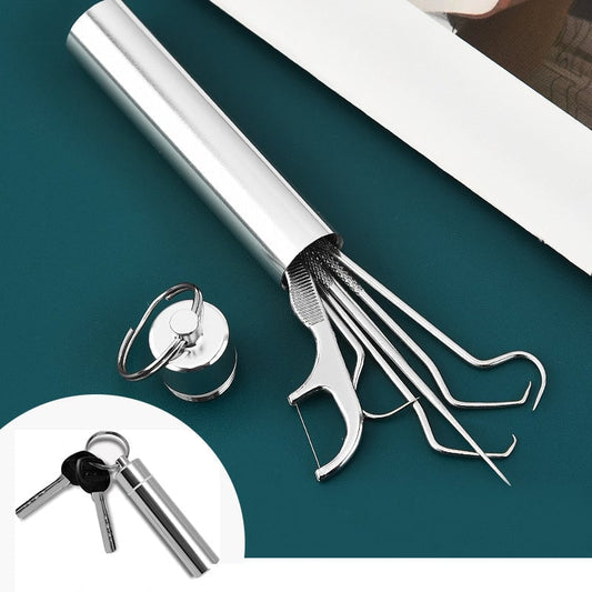 304 stainless steel toothpick oral care cleaning tool