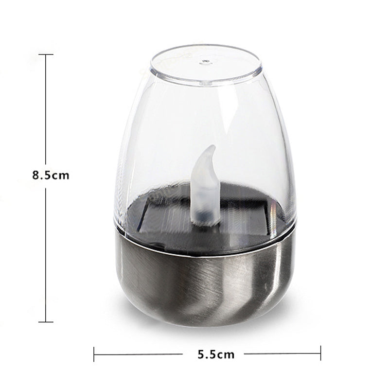 Solar-powered LED Candle Light Lamp
