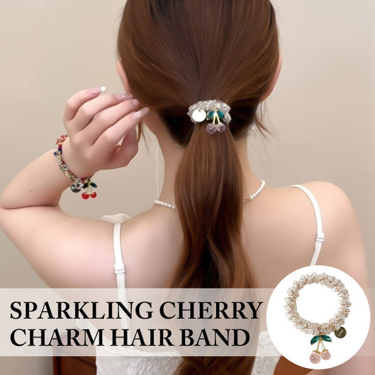 Sparkling Cherry Charm Hair Band (50% OFF)