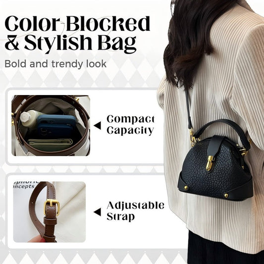 Color-Blocked & Stylish Bag