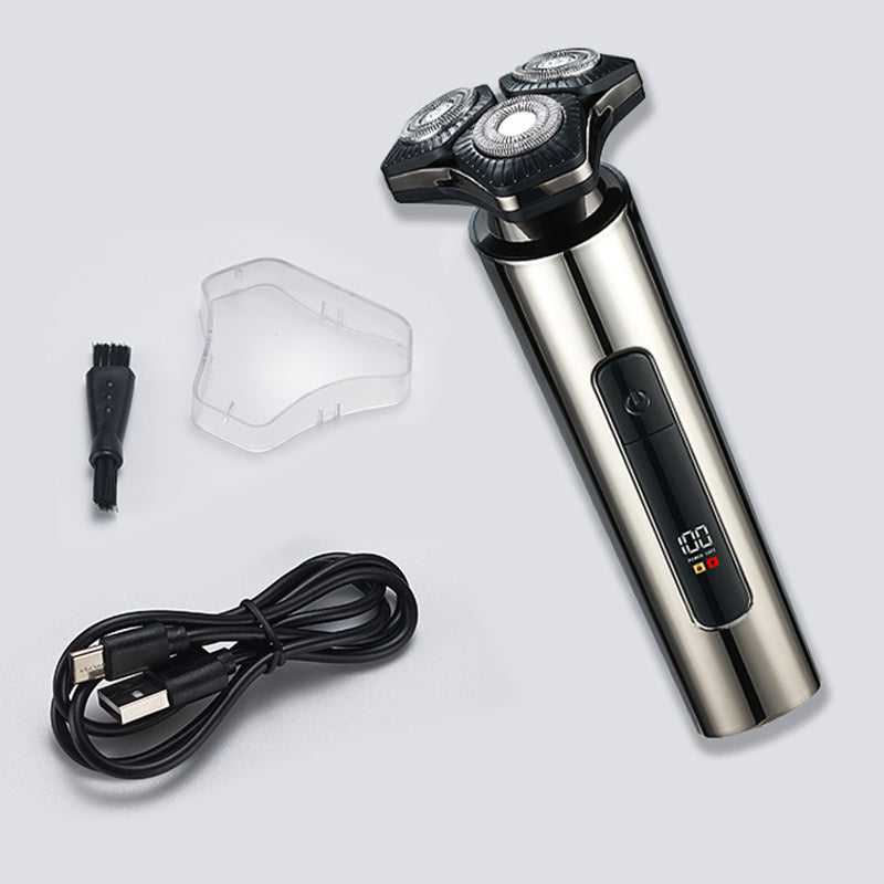Multi Functional Electric LED Display 3-Blade Razor for Men(50% OFF)