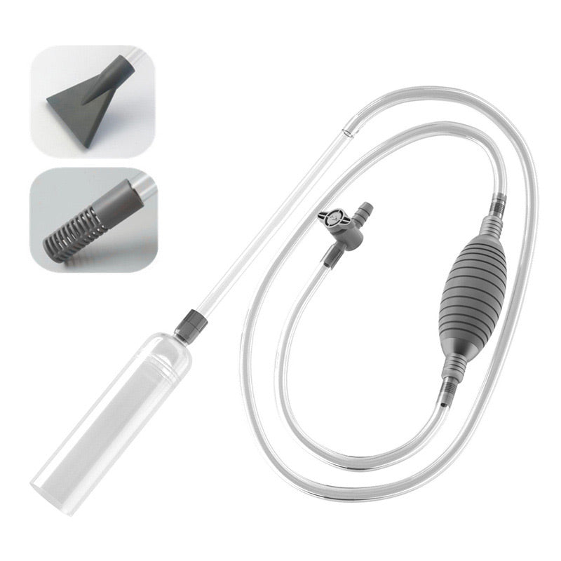 🔥Limited stock available 50% OFF🔥No More Hassle! – Aquarium Vacuum Cleaner with Siphon for Super-Fast Cleaning