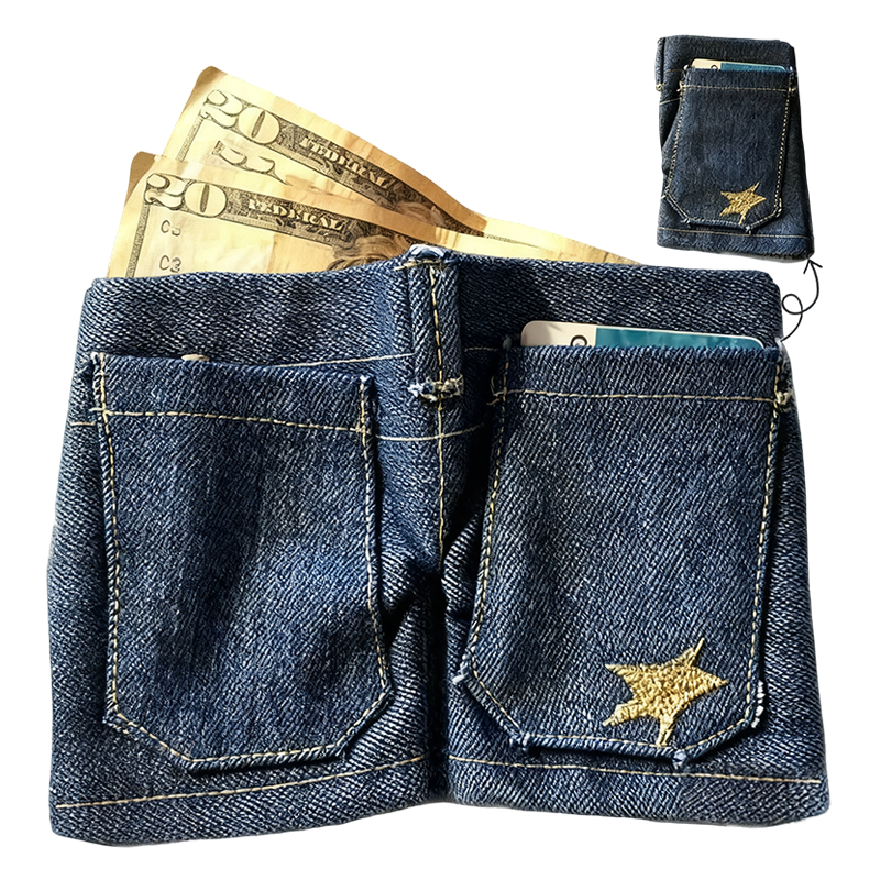 Stylish Creative Mini Jeans-Shaped Wallet(50% OFF)