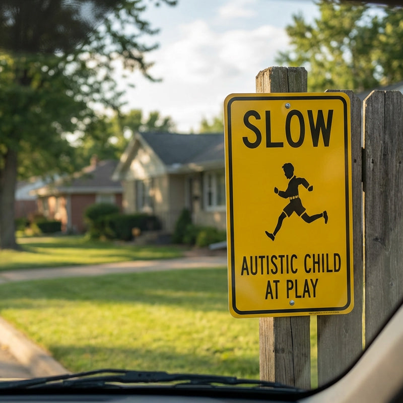 ⏰Caution Warning Metal Sign