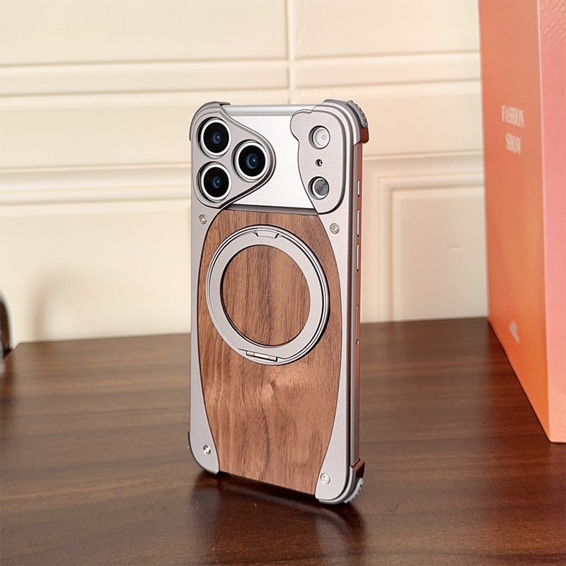 📢Minimalist Phone Case with Rotating Ring Stand
