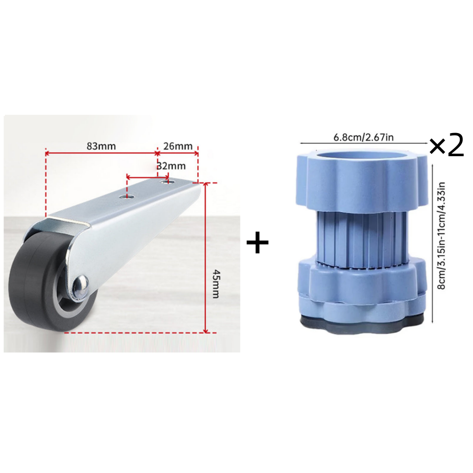 ⏳Time-Limited Special⏰Smooth Quiet Directional Caster Wheel