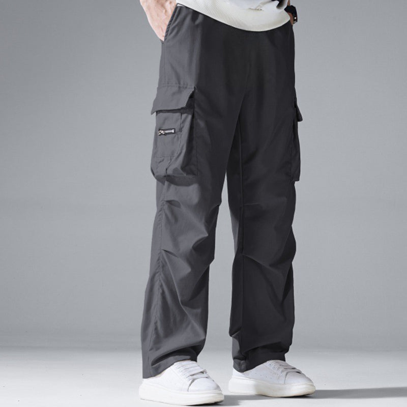 Men's Casual Cargo Pants with Multi-Pockets