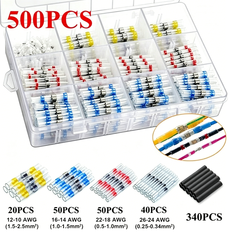 Waterproof Solder Seal Wire Connectors Kit