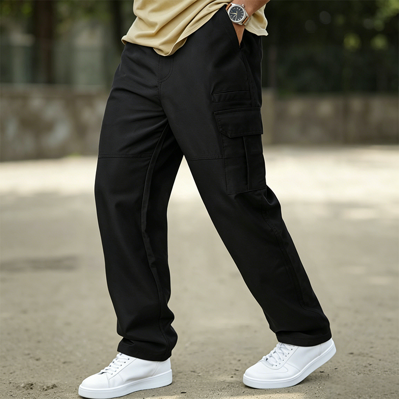 Men's Relaxed Fit Straight-Leg Cargo Pants