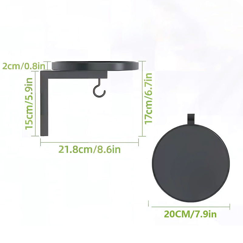 Wall-Mounted Metal Bird Bath – Antique Bronze Finish 🐦🛁🧱🏡