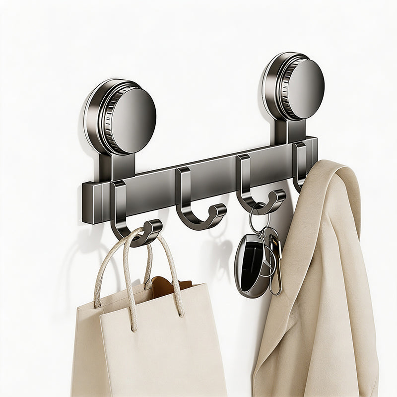 Suction Cup Over Door Hook Rack