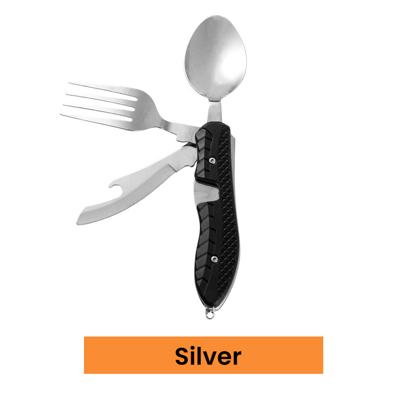 🎉50% Off!🍴4-In-1 Outdoor Folding Multifunctional Tableware