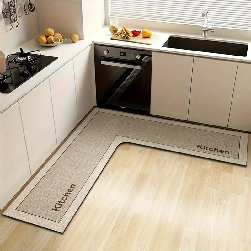 ๐2026 Sale Over 17,000 Sold! ๐ฅ50% OFF! ๐ง๐ง Stop slipping on wet kitchen floors โ this L-shaped mat absorbs water and oil fast, stays put, and cushions your feet while you cook. ๐