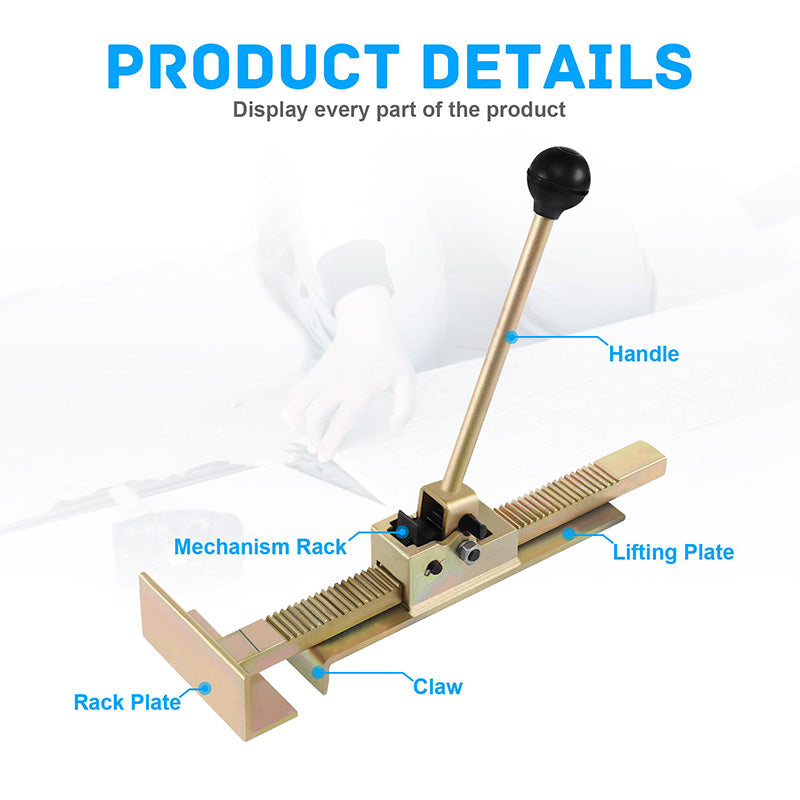 🔧 Save 50%! 🪚 Ratcheting Plank Jack – For hardwood, sturdy & precise ✨