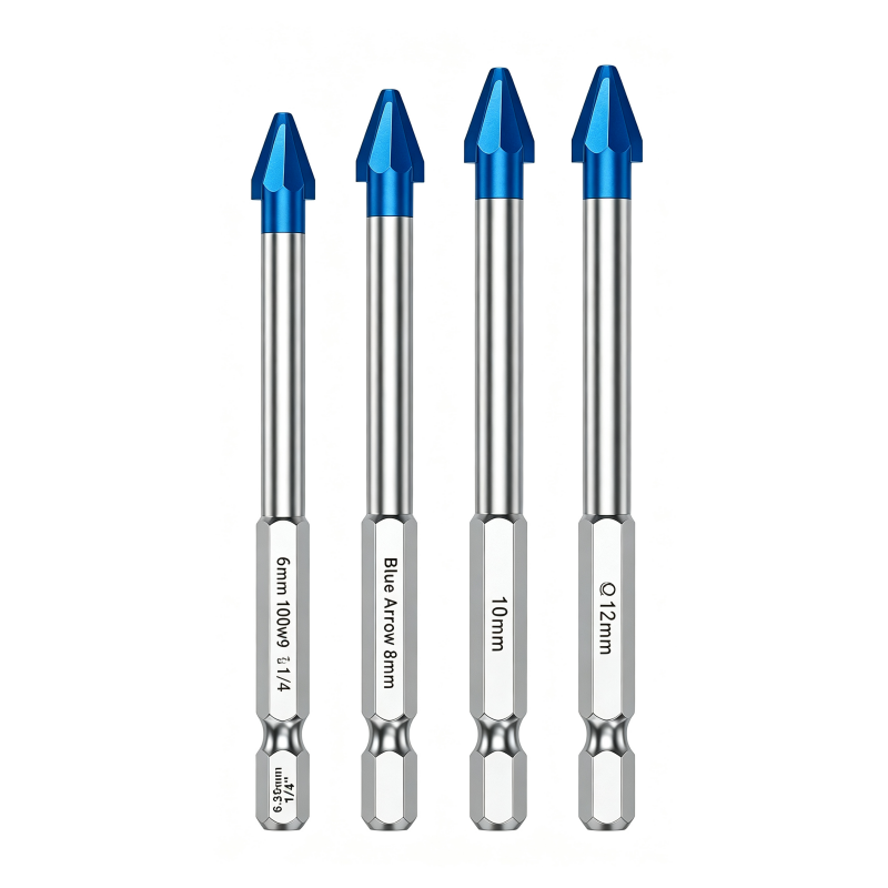 Hex Shank Carbide Eccentric Drill Bit for Ceramic Tile Glass and Concrete Hole Drilling