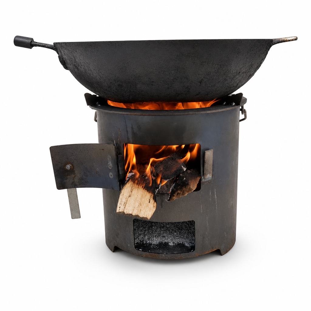 🔥 50% OFF!🍳 Portable Multi-Functional Camping Stove – Efficient Heat & Cooking System, Durable Metal Design, Easy Carry for Outdoor Adventures 🏕️💪