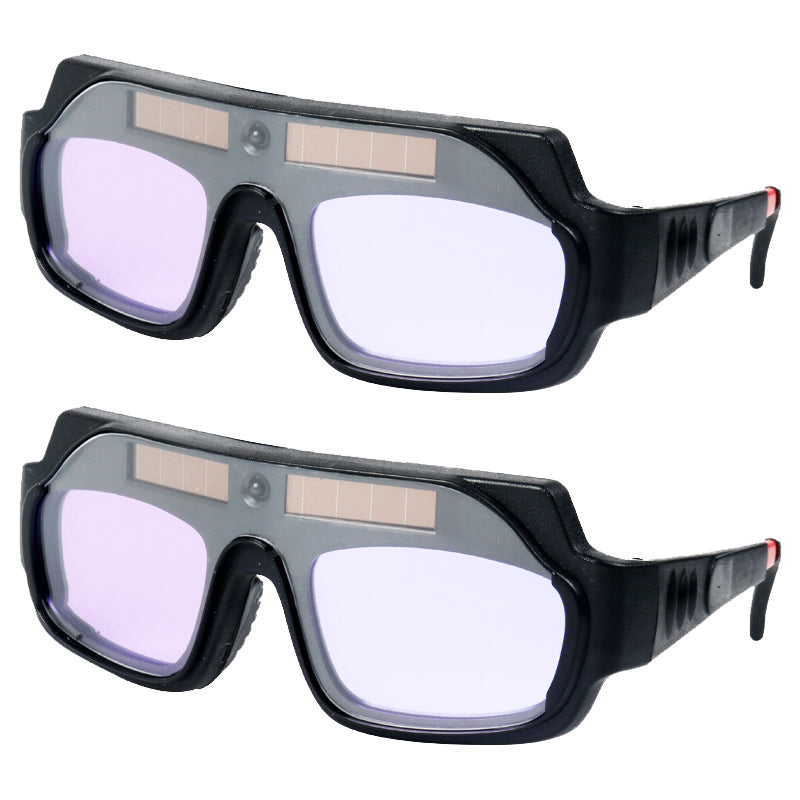 Solar-Powered Auto-Light-Changing Welding Glasses