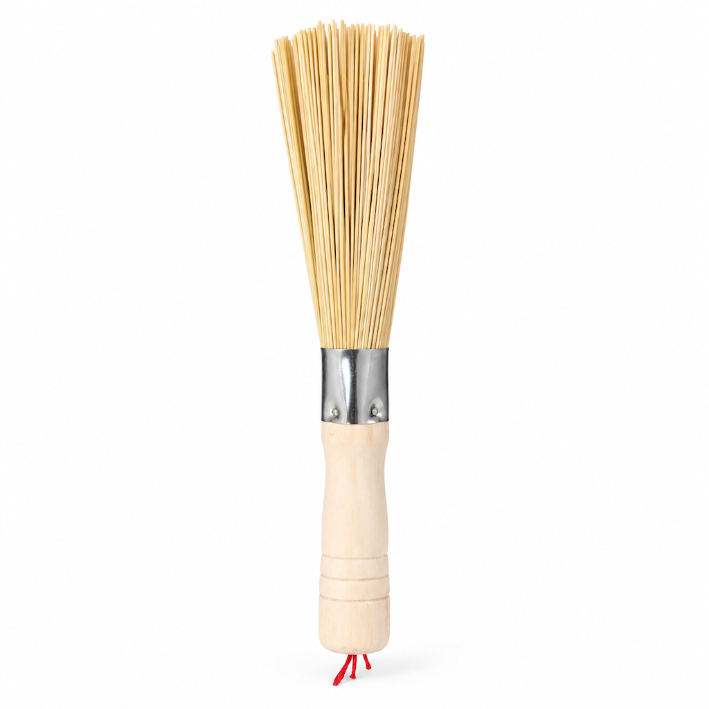 📢📢50% OFF !! ⏰Traditional Natural Bamboo Pot Cleaning Brush Kitchen Wok Whisk for Pans and Cookware