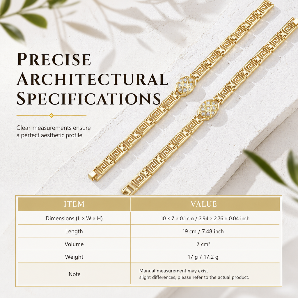 📢📢 50% OFF👗Retro Greek Key Rhinestone Jewelry for Women – Elegant Vintage-Inspired Statement Accessory