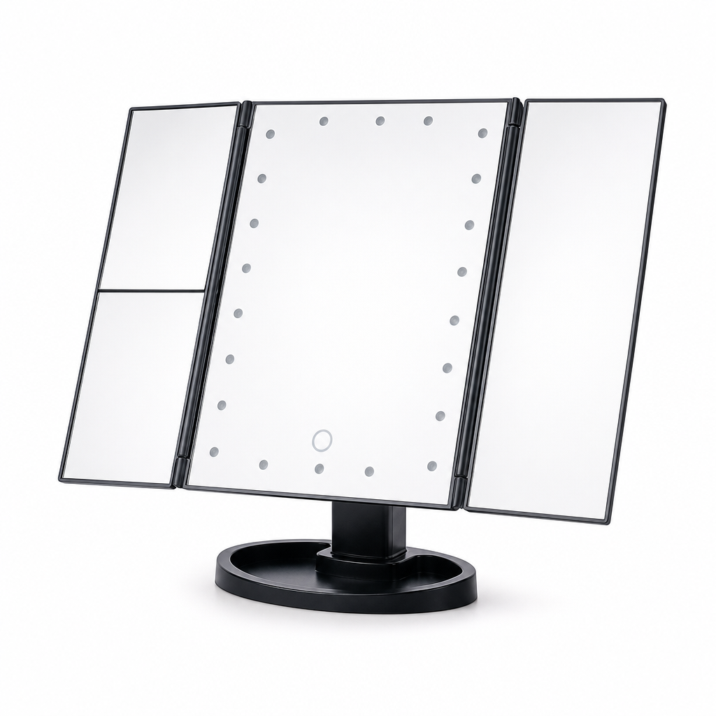 📢📢50% OFF !! ⏰Tri-Fold LED Vanity Mirror