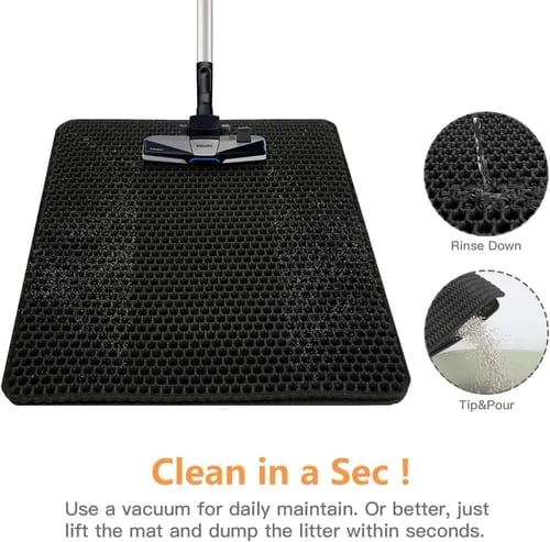 🐾 LIMITED-TIME 50% OFF! ✨ Non-Slip Cat Litter Mat – Waterproof, Easy Clean, Odor-Free 🧹