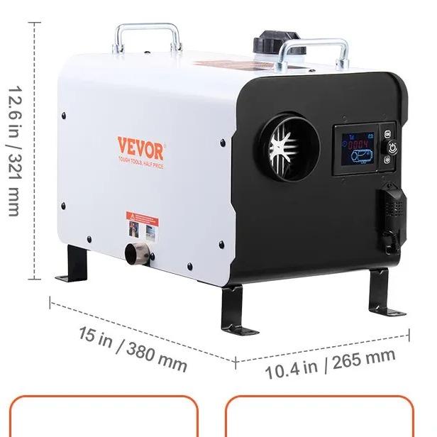 📢📢50% OFF!!⏰8 kW diesel heater, 12 V/24 V all-in-one diesel air heater, Bluetooth app control, remote control and display, CO alarm, rapid heating