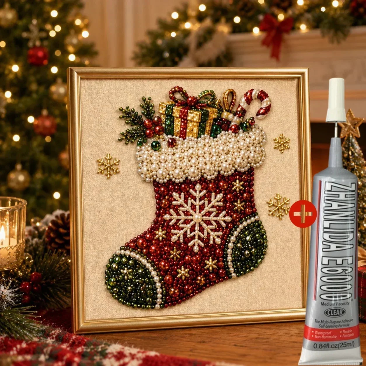⏳Time-Limited Special⏰DIY Christmas Pearl Art Kit Beginner Friendly Craft