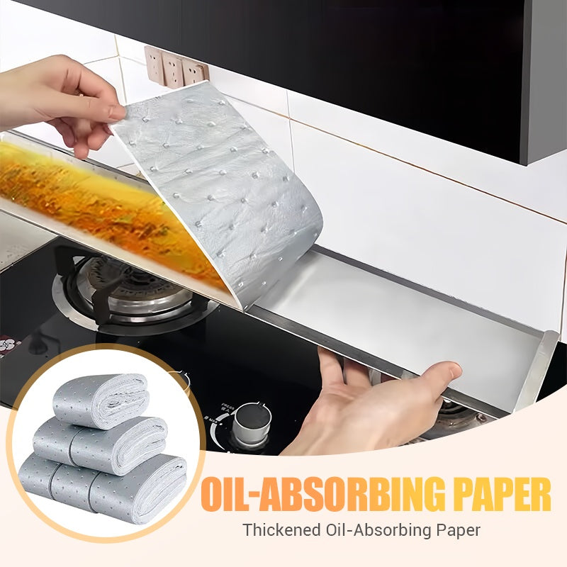 📢📢50% OFF !! ⏰Thickened Oil‑Absorbing Paper for Range Hood