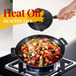 📢📢50% OFF & In Stock⏰ 🍳 Mini Nonstick Iron Pan 3.9"/10cm – Healthy Cast Iron, Uniform Heat & Wooden Handle ✨
