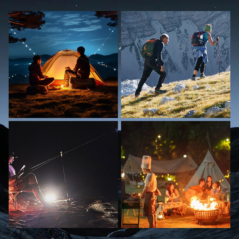 📢📢50% OFF !! ⏰Outdoor Portable Fast Charging Power Bank with LED Light