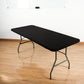 🌸 LIMITED TIME 50% OFF! ✨Pack Stretch Fabric Table Top Cap Cover, fits 4ft/6ft/8ft Tables