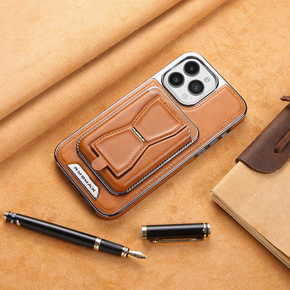 🔥Limited Time 52% Off 🔥Essential For Business📱Luxury leather iPhone case with removable magnetic tape