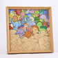 😻🖼️Wooden DIY Paintable Cat Puzzle Photo Frame
