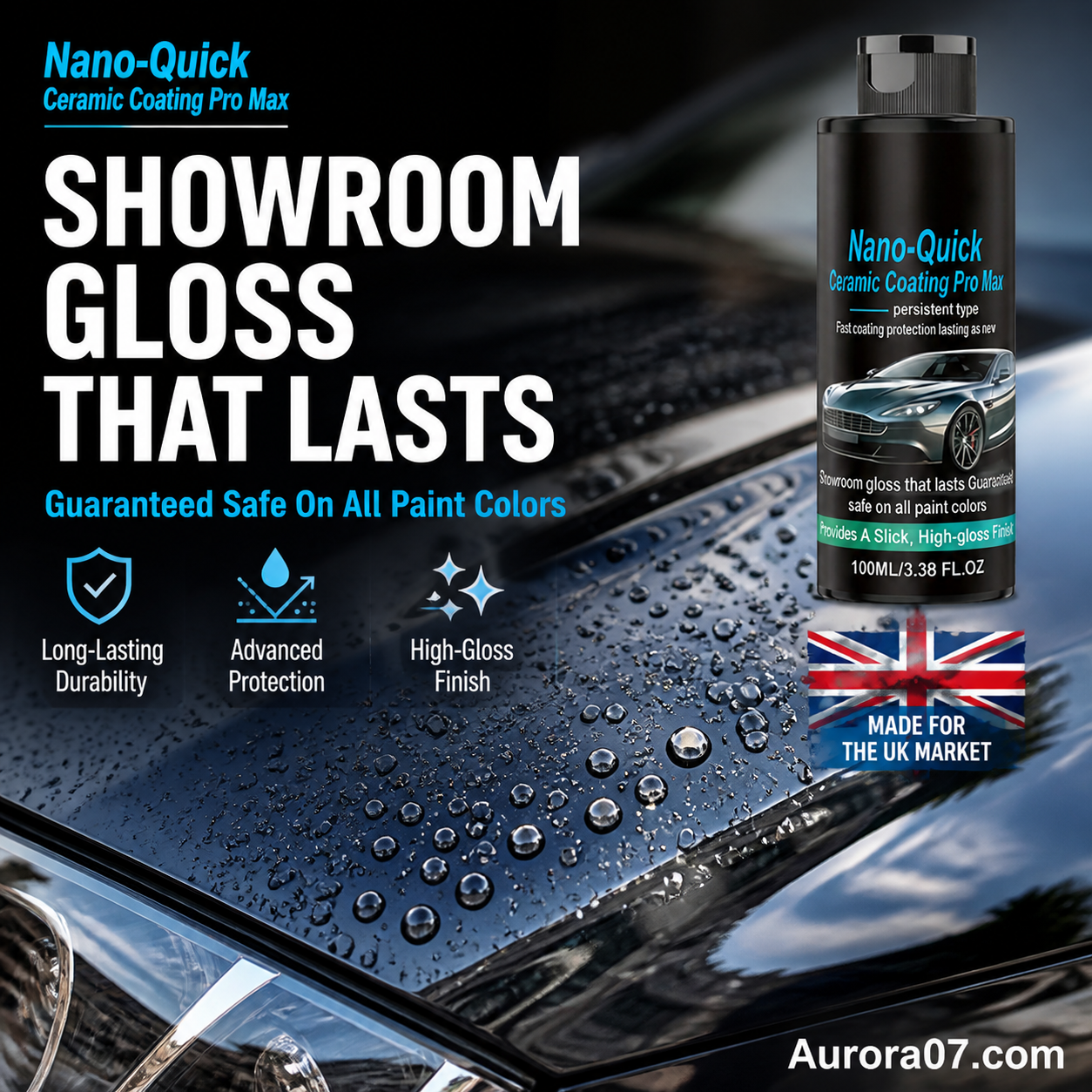 💐50% OFF! High-Gloss Nano Ceramic Spray – Mirror Shine & Long-Lasting Protection ✨🚗【Limited Offer】