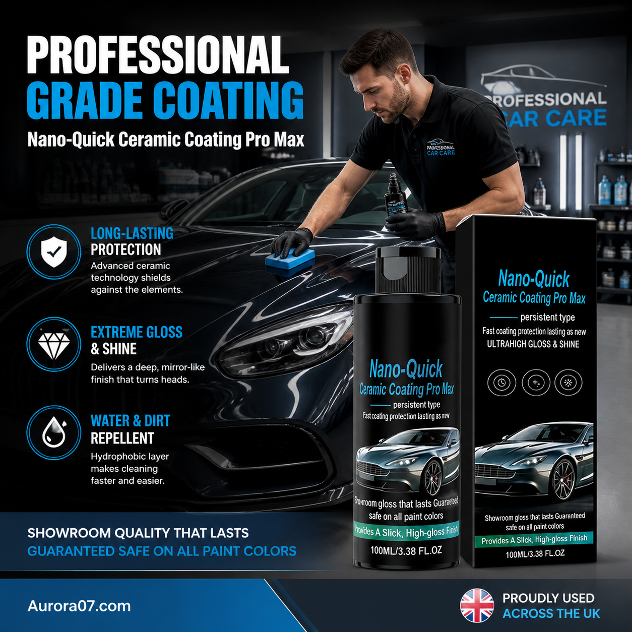 💐50% OFF! High-Gloss Nano Ceramic Spray – Mirror Shine & Long-Lasting Protection ✨🚗【Limited Offer】