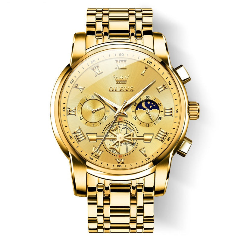 🎁Last Day Promotion🔥Luxury Design Dodecagon Quartz Watch New Multifunctional Men's Wristwatch