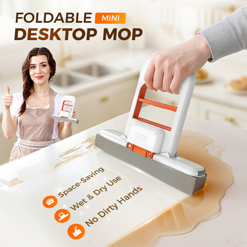 ⏳Time-Limited Special⏰Mini Portable Self-Squeezing Mop✨Hands-Free Compact Cleaning Mop