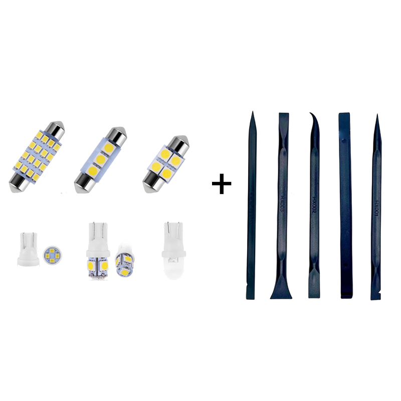 💡42-piece super bright LED car interior lighting set - plug & play upgrade for your car ✨