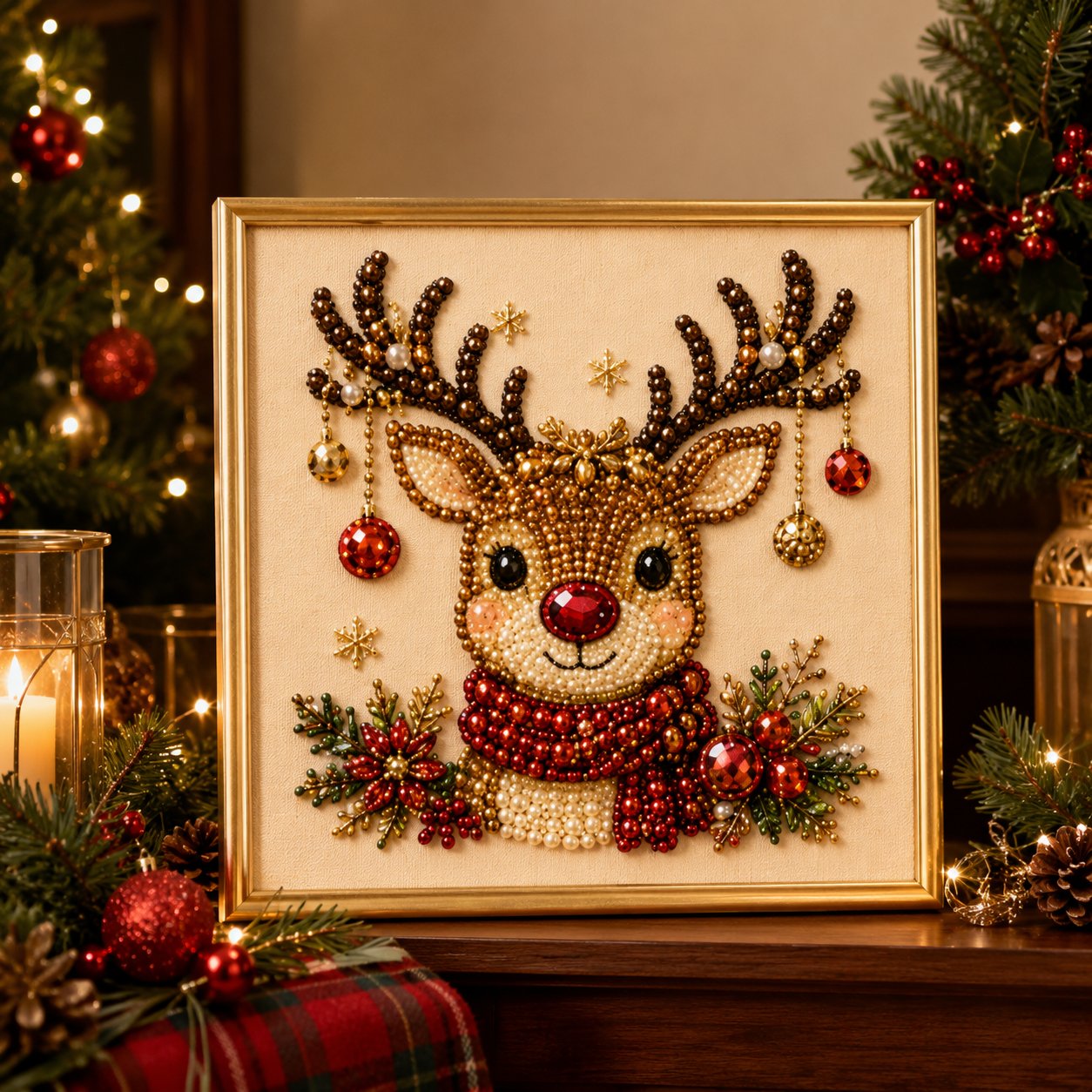 ⏳Time-Limited Special⏰DIY Christmas Pearl Art Kit Beginner Friendly Craft