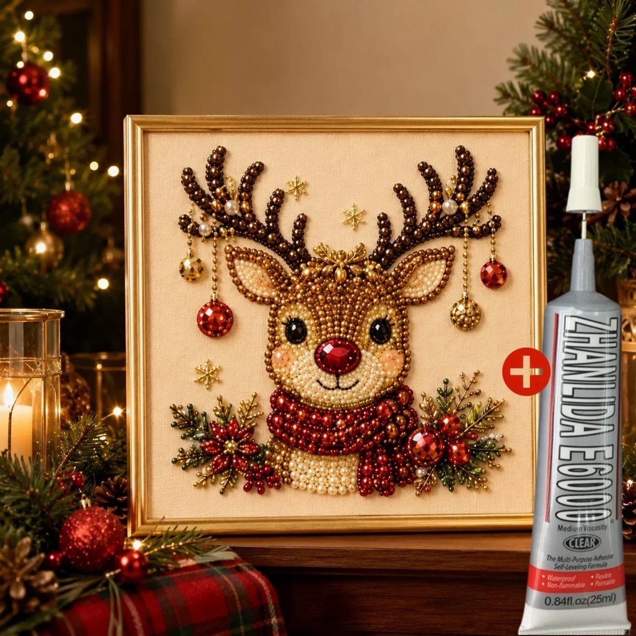 ⏳Time-Limited Special⏰DIY Christmas Pearl Art Kit Beginner Friendly Craft