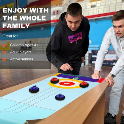 💗2025 New Tabletop Family Curling Game☄️☄️ Fun, Engaging, and Perfect for All Ages!