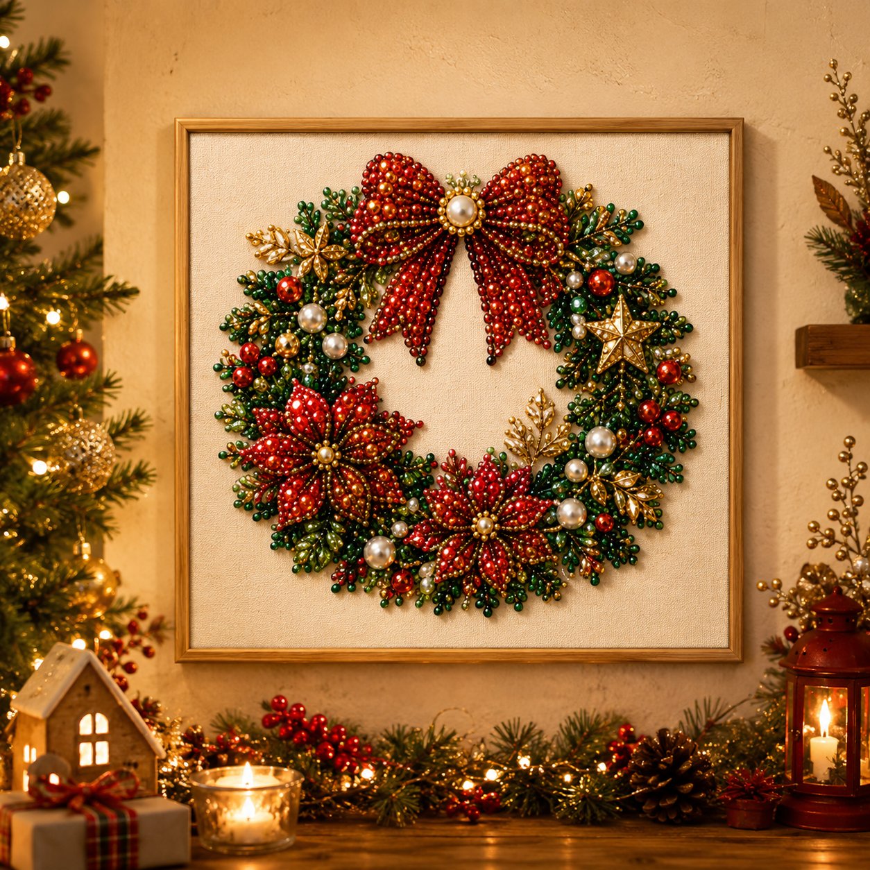 ⏳Time-Limited Special⏰DIY Christmas Pearl Art Kit Beginner Friendly Craft