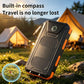 ⚡Portable Solar Power Bank, Solar Powered Charger with Dual LED Flashlights, Power Bank for Travel, Camping