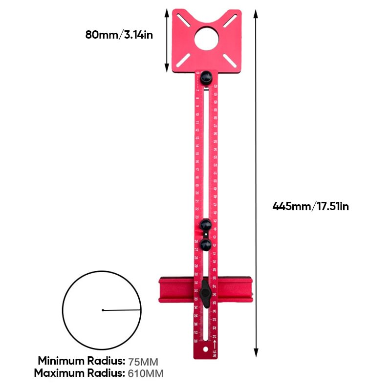 🎁2026 New Arrivals 50% OFF💥3-in-1 Router Milling Groove Bracket – Adjustable, Inch/cm Scales, Modular Design 🛠️