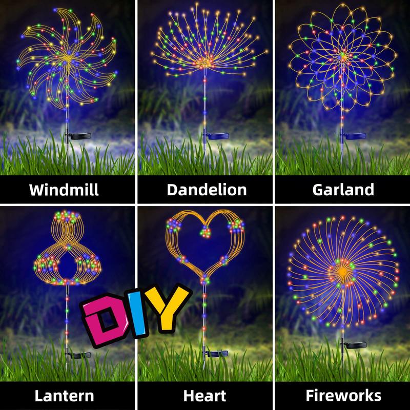 ⏳Time-Limited Special⏰Waterproof Solar Garden Fireworks Lamp