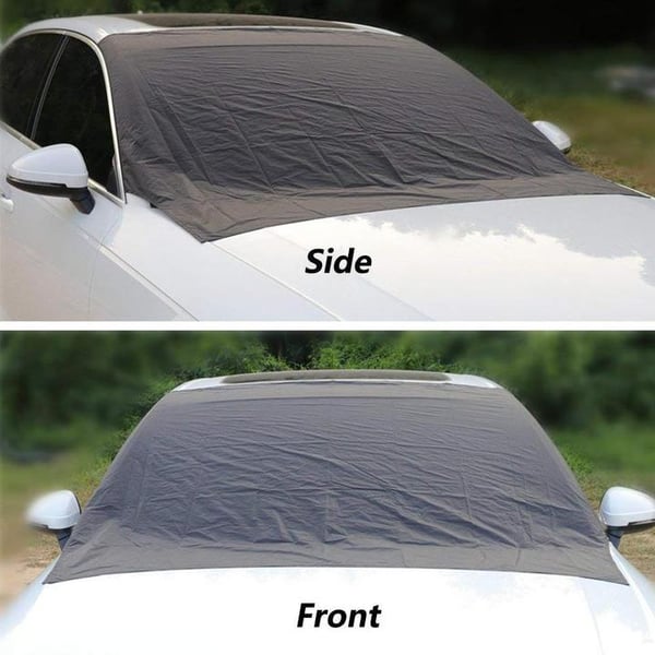 ⏳Time-Limited Special⏰ Windshield Anti-Snow & Anti-Frost Cover with Mirror Protection – Multi-use, Magnetic, Universal Fit 🚗