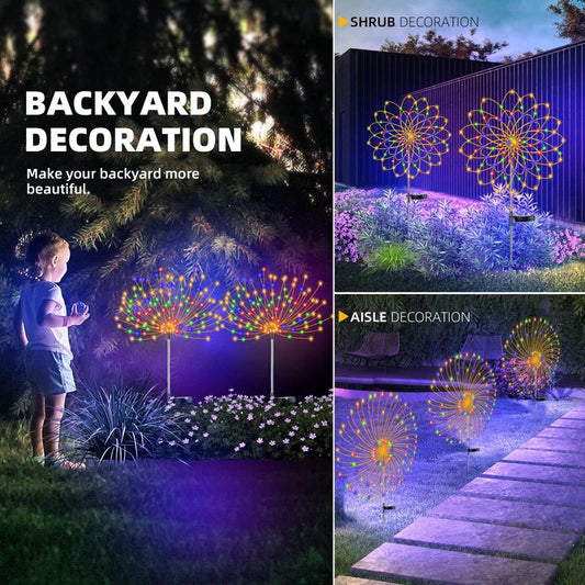 ⏳Time-Limited Special⏰Waterproof Solar Garden Fireworks Lamp